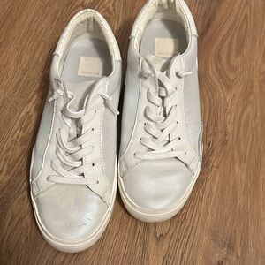 Women’s Dolce Vita Slip-on iridescent white sneakers